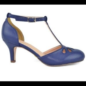 Chase + Chole Navy Blue Heels